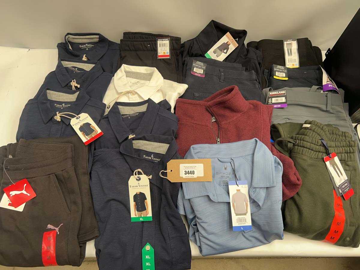 Lot 3440 - 16x adults clothing Puma, Jack Wills, Tailor...