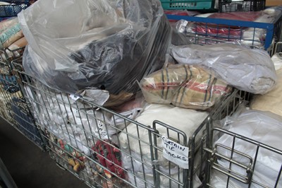 Lot 562 - Pallet crate of curtain tie backs plus some...