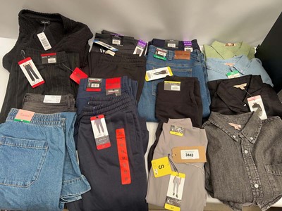 Lot 3443 - 16x adults clothing Spyder, Aeropostale, Jack...