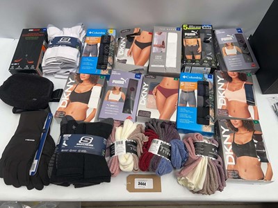 Lot 3444 - Accessories, underwear, Puma, Columbia, DKNY,...