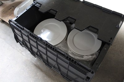 Lot 586 - Large box containing approx. 37 assorted white...