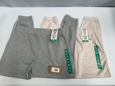 Lot 3448 - Quantity of 32 Degrees jogging bottoms Cream/grey