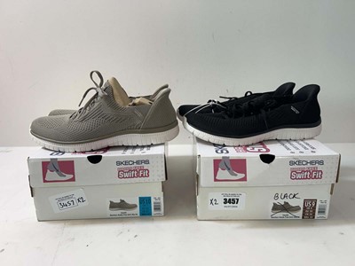 Lot 3457 - 2x Ladies Skechers hands free swift fit slip...