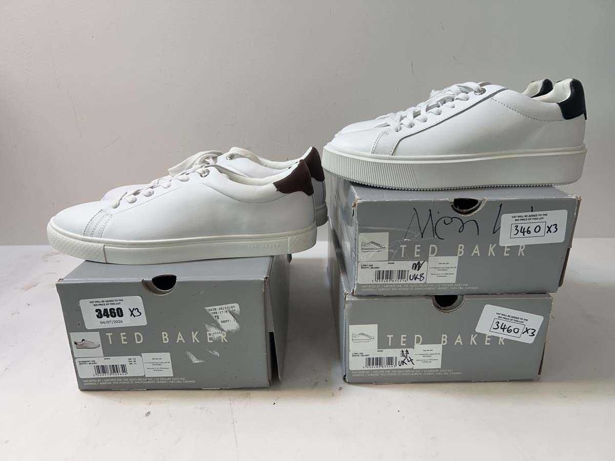 Lot 3460 - 3x Ted Baker trainers Lory/Robbert Men's and...
