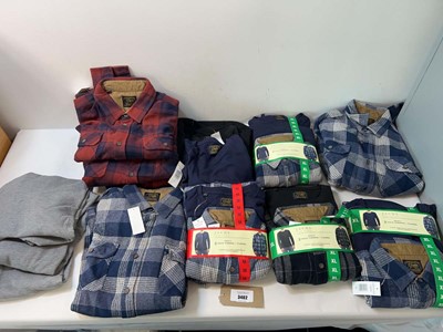Lot 3462 - Men's Jachs 2 pack thermal tops and flannel...