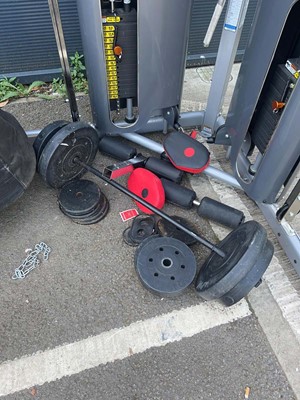 Lot 4256 - TuffStuff functional trainer with selection of...