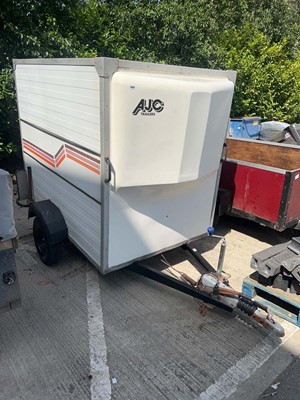 Lot 4262 - AJC single-axle box trailer