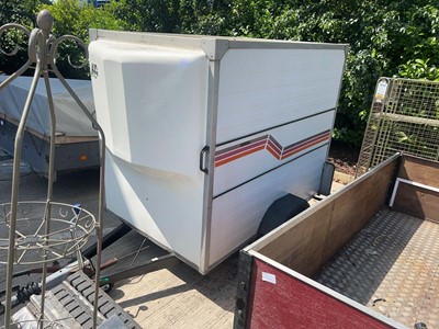 Lot 4262 - AJC single-axle box trailer
