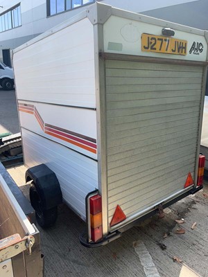 Lot 4262 - AJC single-axle box trailer