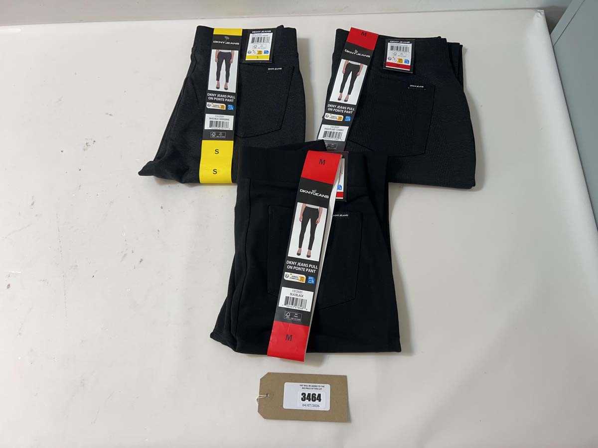 Lot 3464 - Quantity of Ladies DKNY pull on ponte pant...