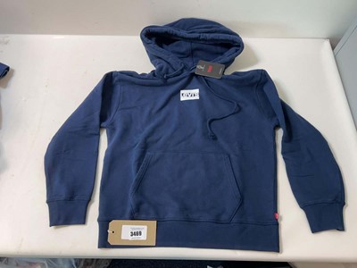 Lot 3469 - 10x Levi's navy logo hoodies