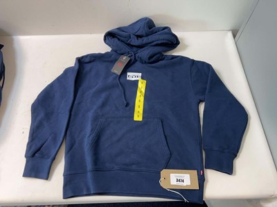 Lot 3474 - 10x Levi's navy logo hoodies