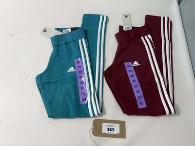 Lot 3475 - Quantity of Ladies Adidas leggings...
