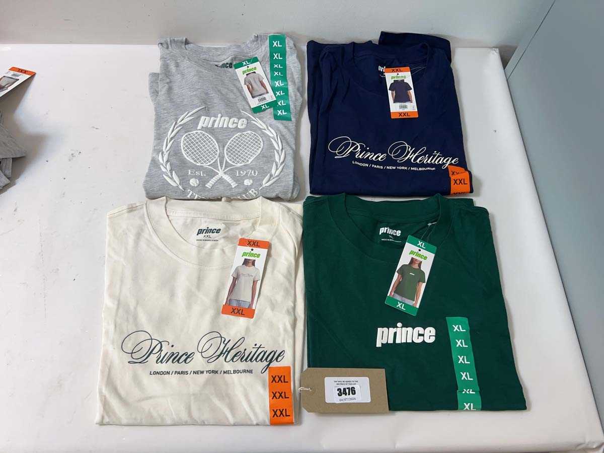 Lot 3476 - Quantity of Prince T-shirts Tennis