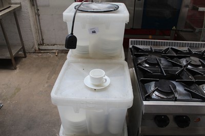 Lot 600 - 7 boxes of cups & saucers