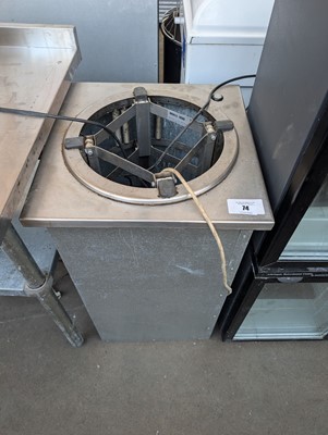 Lot 603 - Plate heater / stacker