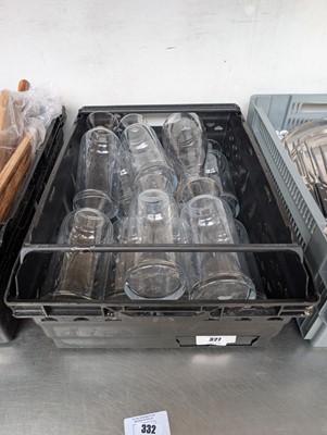 Lot 612 - Tray of water jugs and carafes