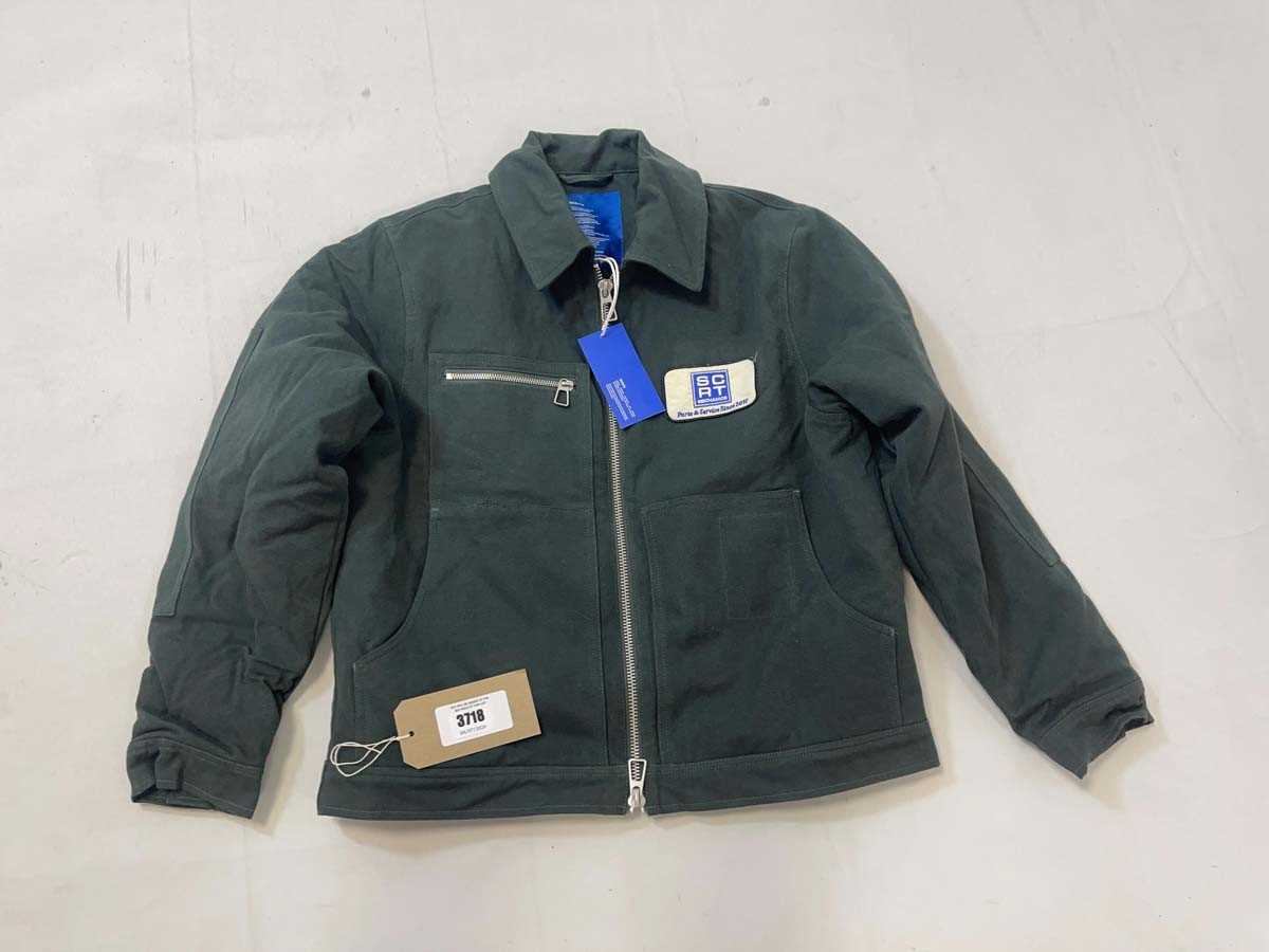 Lot 3718 - SCRT mechanic jacket in pewter size small...