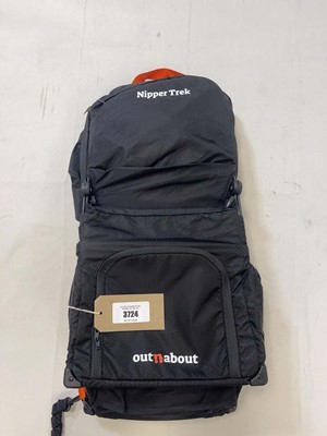 Lot 3724 - Nipper Trek out n about large backpack in black