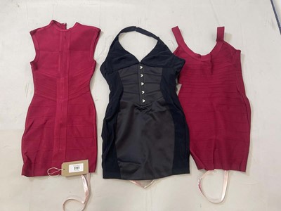 Lot 3727 - 3x House of Cb London mini dresses all size small