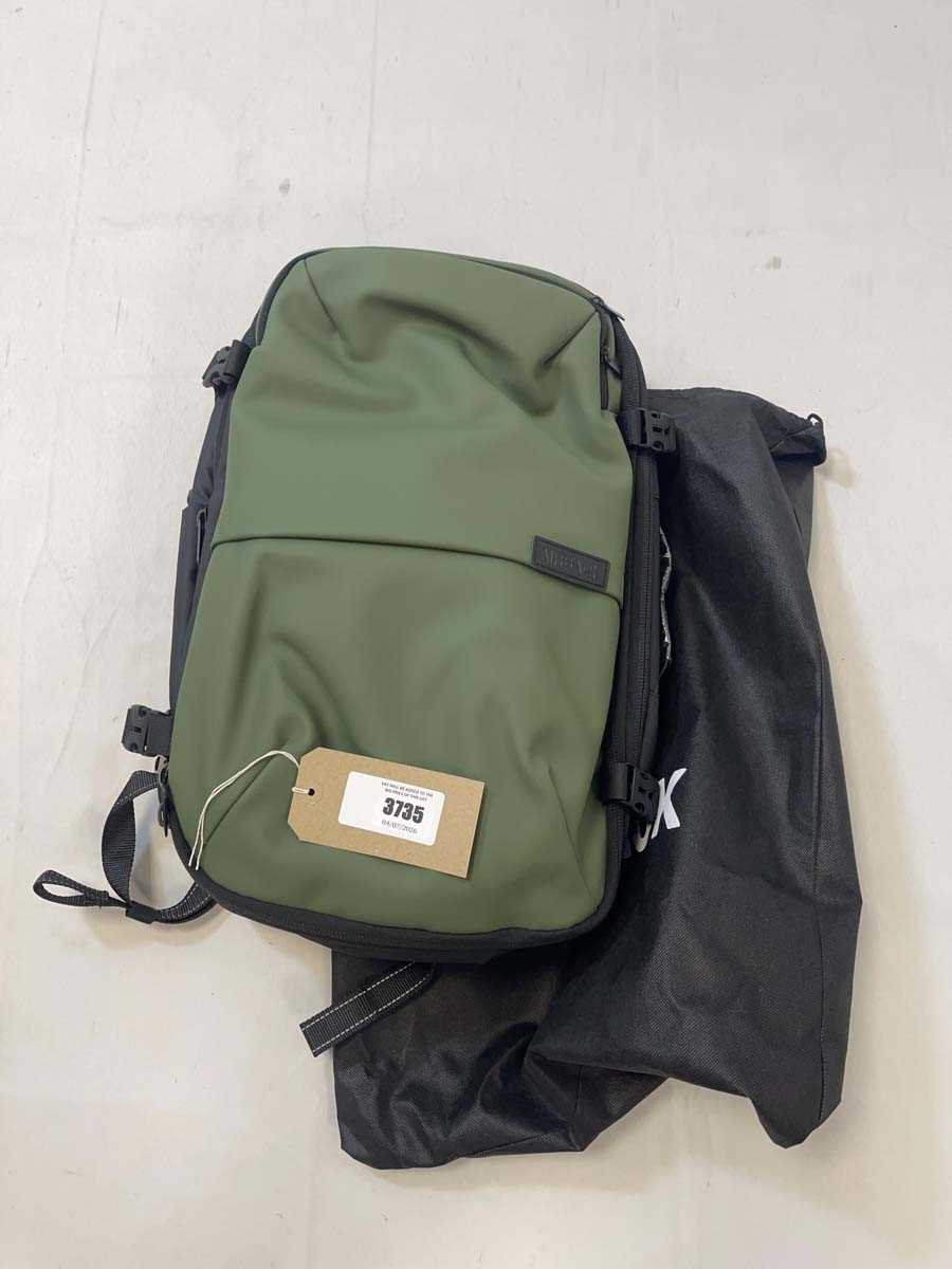 Lot 3735 - Airback lockable travel backpack in black /...
