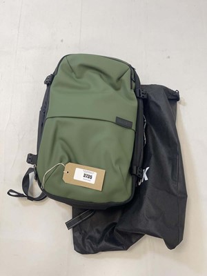 Lot 3735 - Airback lockable travel backpack in black /...