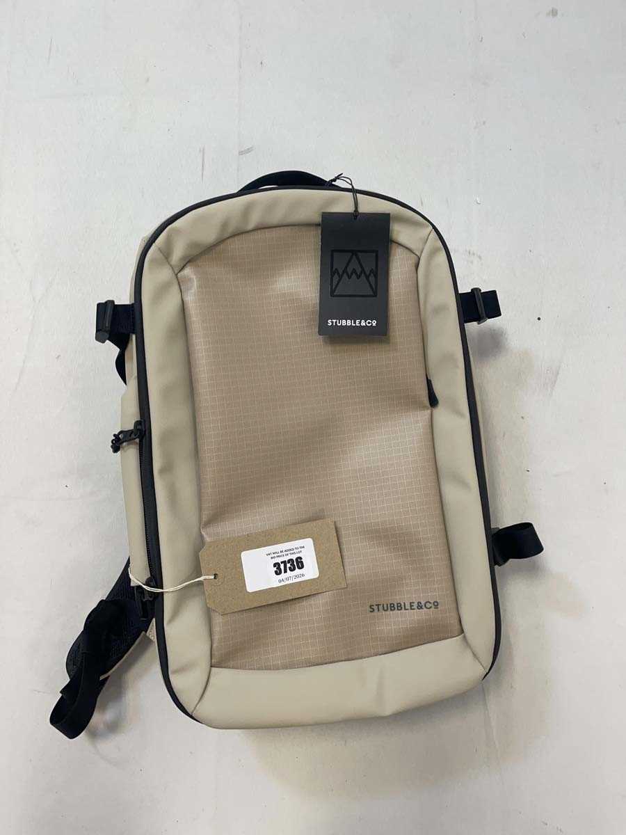 Lot 3736 - Stubble & Co backpack in sand