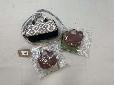 Lot 3658 - Kate Spade handbag plus 2x Long Champ bags