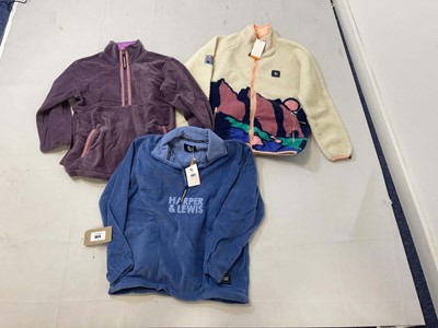 Lot 3674 - 3x Harper & Lewis fleece jackets