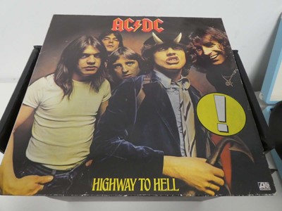 Lot Case containing vinyl albums and 12" singles...