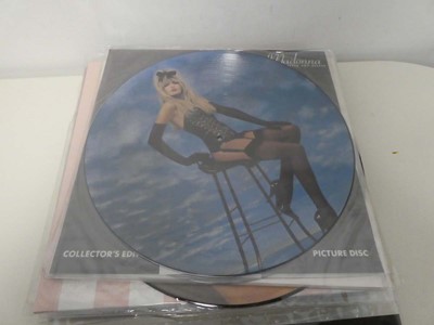 Lot 25 7" and 12" picture discs incl. Blondie,...