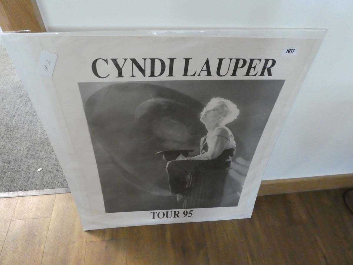 Lot Cyndi Lauper Tour 95 poster
