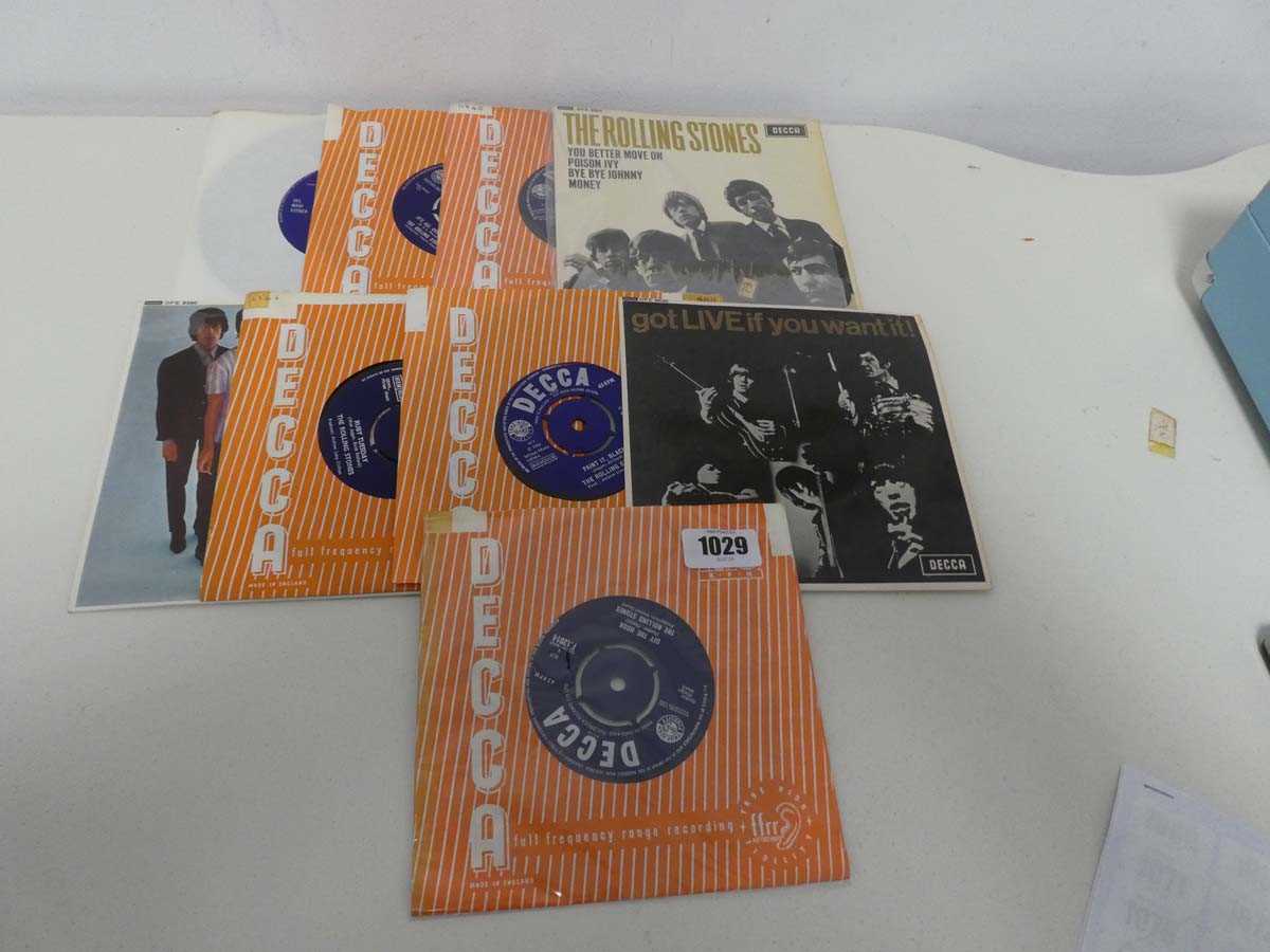 Lot Small collection of Rolling Stones 7" singles...
