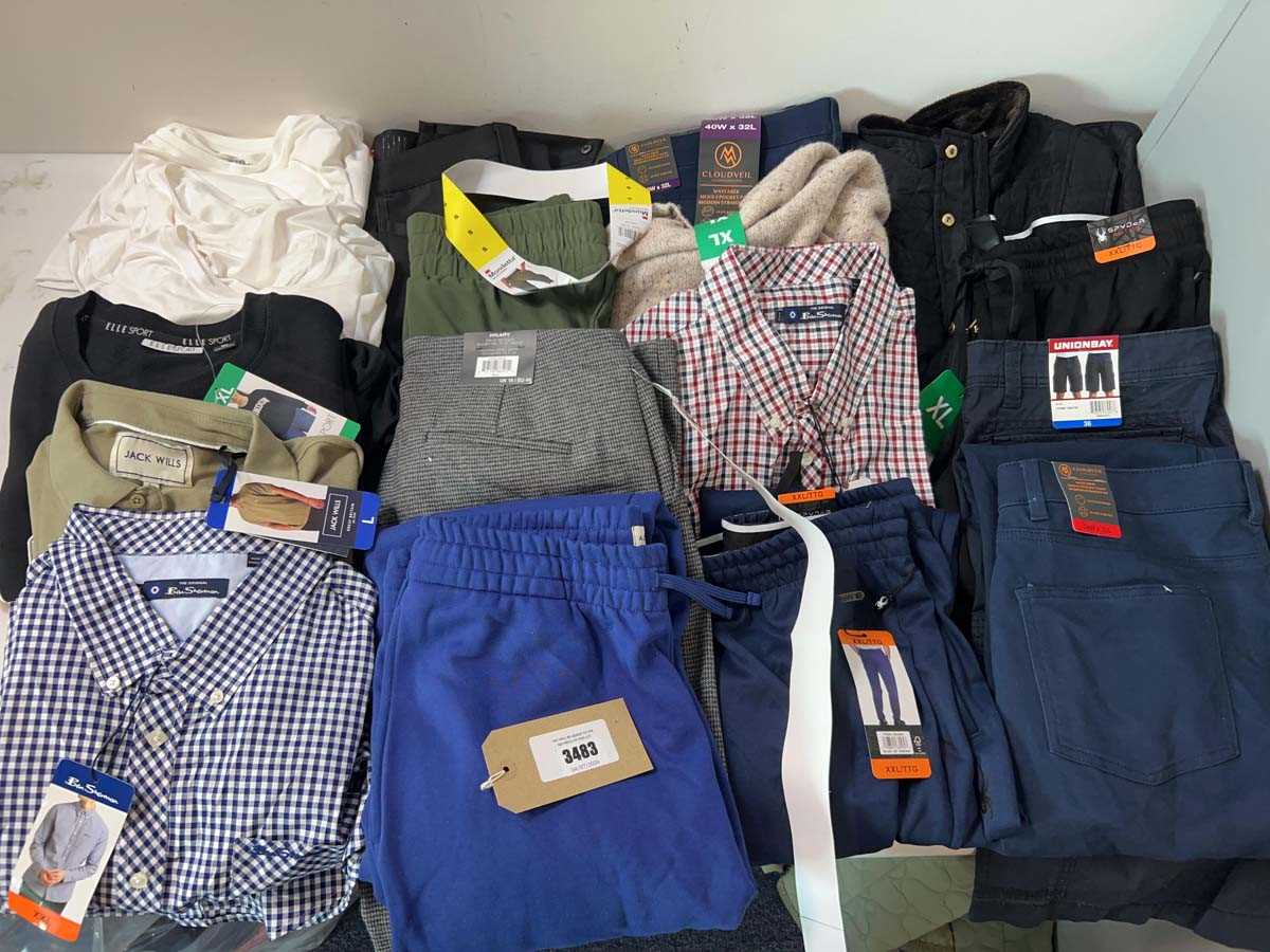 Lot 3483 - 16x adults clothing Jack Wills, Ben Sherman,...