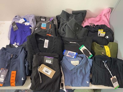 Lot 3484 - 16x adults clothing Jack Wills, Levi's, Under...