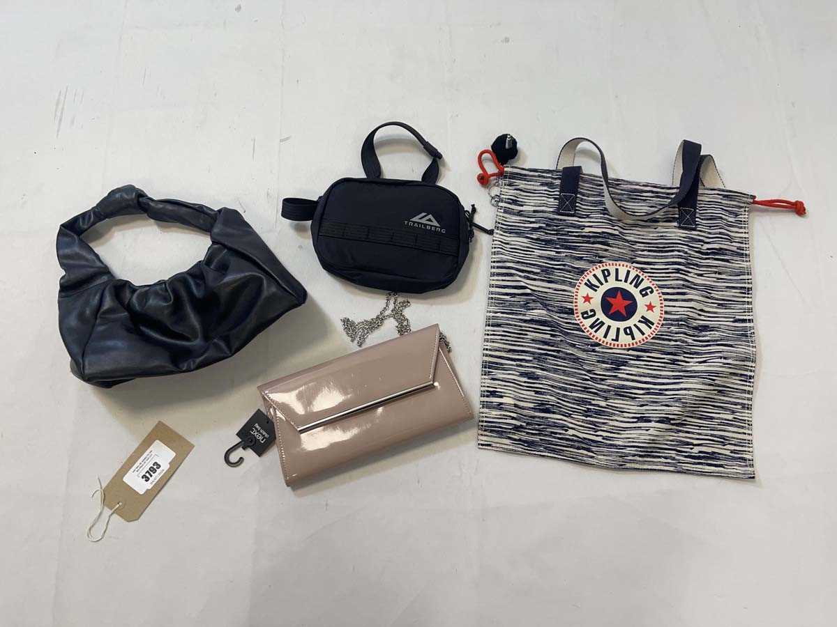 Lot 3793 - 4x Bags to include Bershka, Trailberg, Kipling...