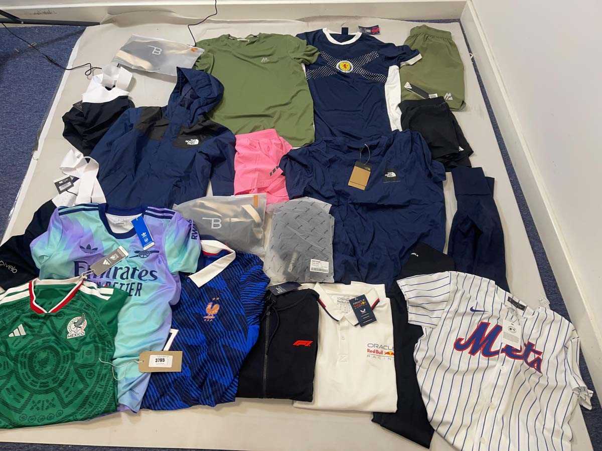 Lot 3795 - Sportswear to include Adidas, The North Face,...