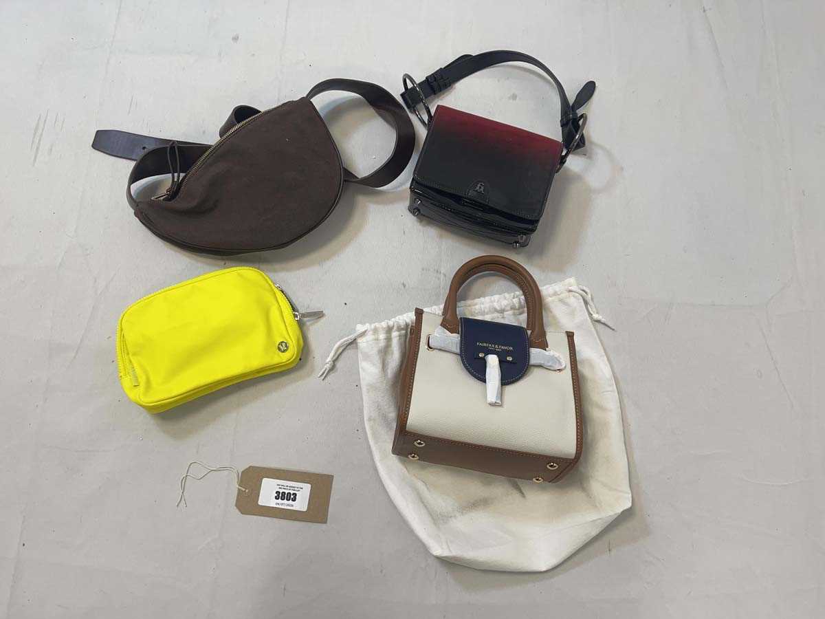 Lot 3803 - 4x Bags to include Fairfax & Favor, Steve...