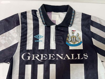 Lot 3845 - Vintage 90-91 Newcastle United football shirt...
