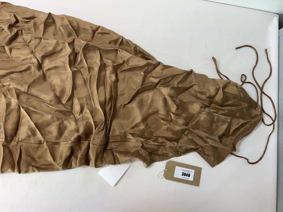 Lot 3849 - Asandra Studios Maya Dress (8) Brown (hanging)