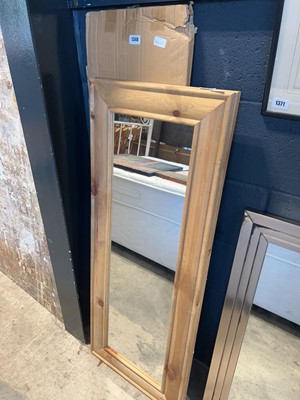 Lot 1348 - 3 modern mirrors including a pair of...