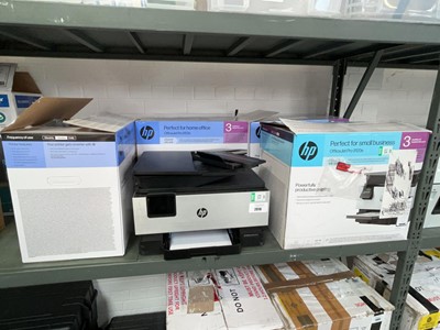 Lot 2016 - Four HP printers to include two Office Jet Pro...