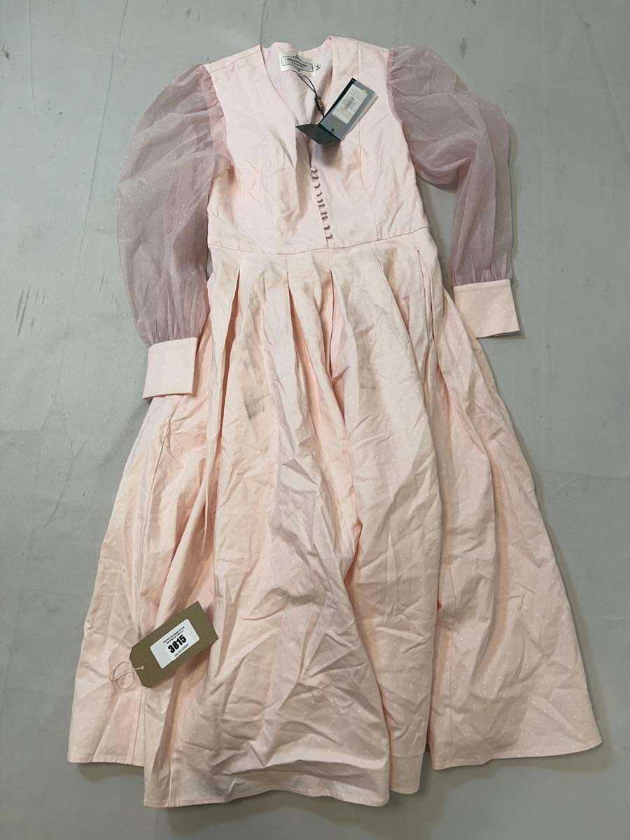 Lot 3815 - Holland Cooper lucie blush polka dot dress...