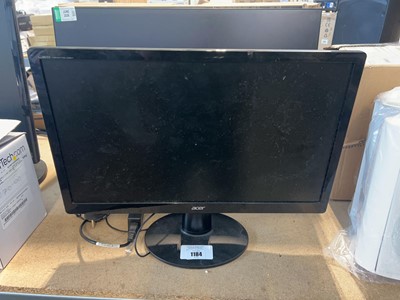 Lot 1184 - Acer LCD monitor, model: S220HQL