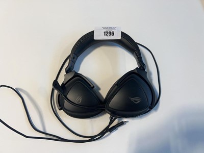 Lot 1296 - Pair of Republic of Gamers wired gaming...