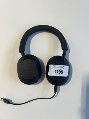 Lot 1295 - Pair of Sony WH-1000XN5SA over ear headphones