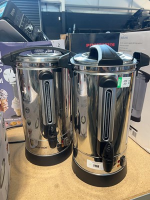 Lot 1118 - 2 commercial 240V hot water urns