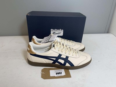 Lot 3897 - Onitsuka Tiger UK10 tokuten trainers in birch -...