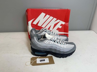 Lot 3898 - Nike UK5.5 air max 95 trainers in cool grey -...