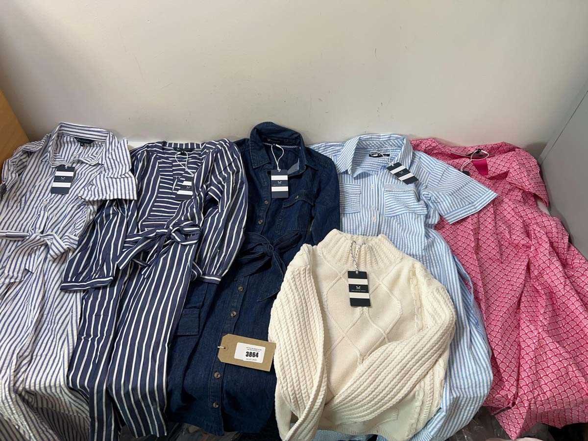 Lot 3864 - 6x Ladies Crew Clothing Company clothing (8)